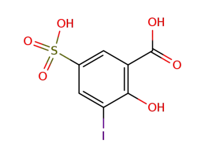 2-hydroxy-3-iodo-5-sulfo-benzoic acid