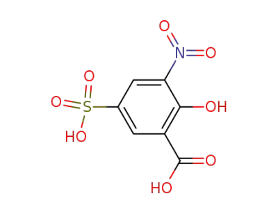 2-hydroxy-3-nitro-5-sulfo-benzoic acid