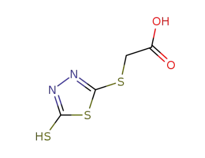 [(5-mercapto-1,3,4-thiadiazol-2-yl)thio]acetic acid