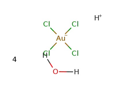 hydrogen tetrachloroaurate(III) tetrahydrate