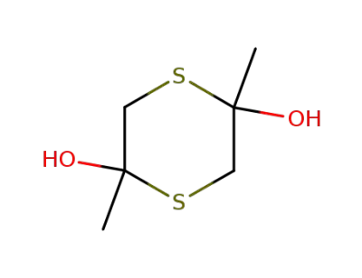 2,5-dihydroxy-2,5-dimethyl-1,4-dithiane